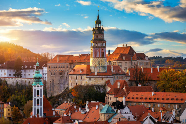 Excursión privada de un día a Český Krumlov con almuerzo tradicional checo
